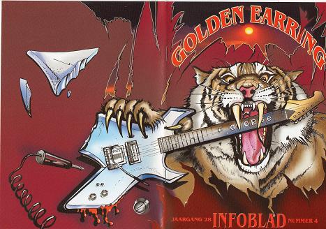 Golden Earring fanclub magazine 2001#4 back and front cover
